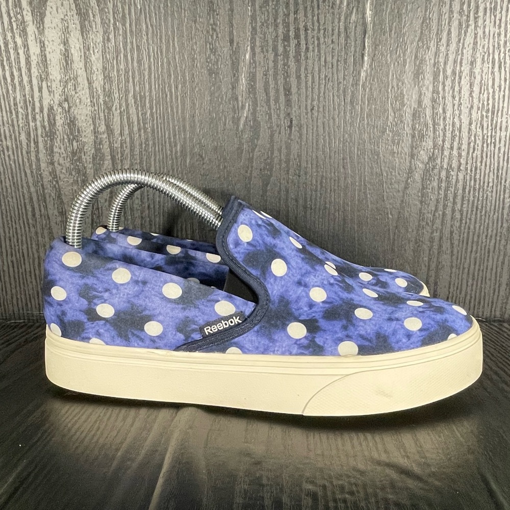 REEBOK SKYSCAPE VIVA POLKA DOT SLIP ON Women’s size 9